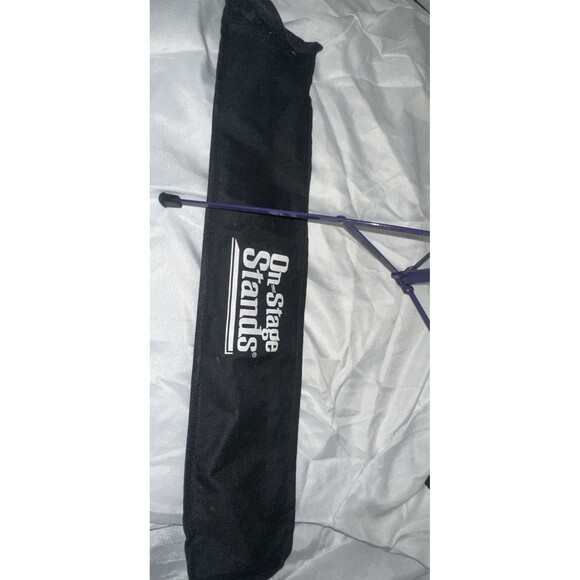 On-Stage SM7122PB Compact Sheet Music Stand with Bag Purple - Picture 6 of 6